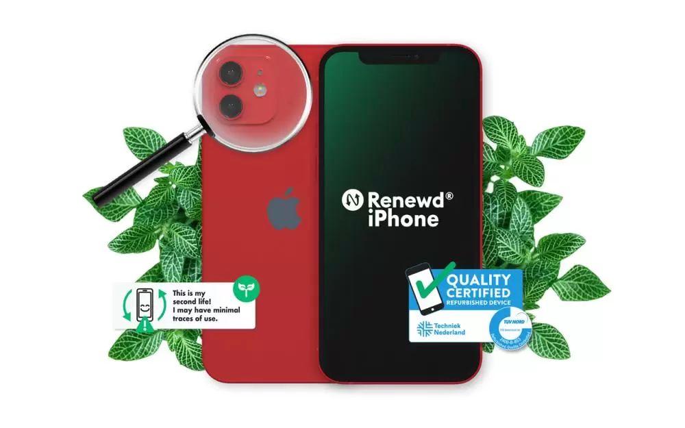 MOBILE PHONE IPHONE 12 MINI RED RND-P18664 APPLE RENEWD