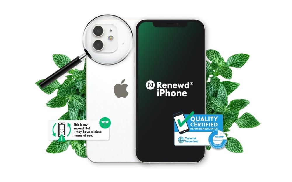 MOBILE PHONE IPHONE 12 128GB WHITE RND-P192128 APPLE RENEWD