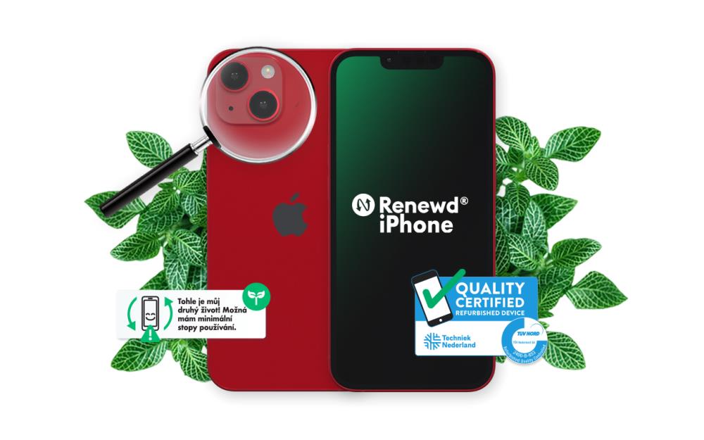 MOBILE PHONE IPHONE 13 MINI RED RND-P226128 APPLE RENEWD