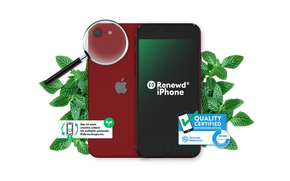 MOBILE PHONE IPHONE SE 2022 RED RND-P26664 APPLE RENEWD