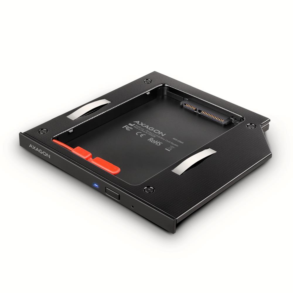 SSD HDD CADDY 2 5   DVD SLOT RSS-CD09 AXAGON