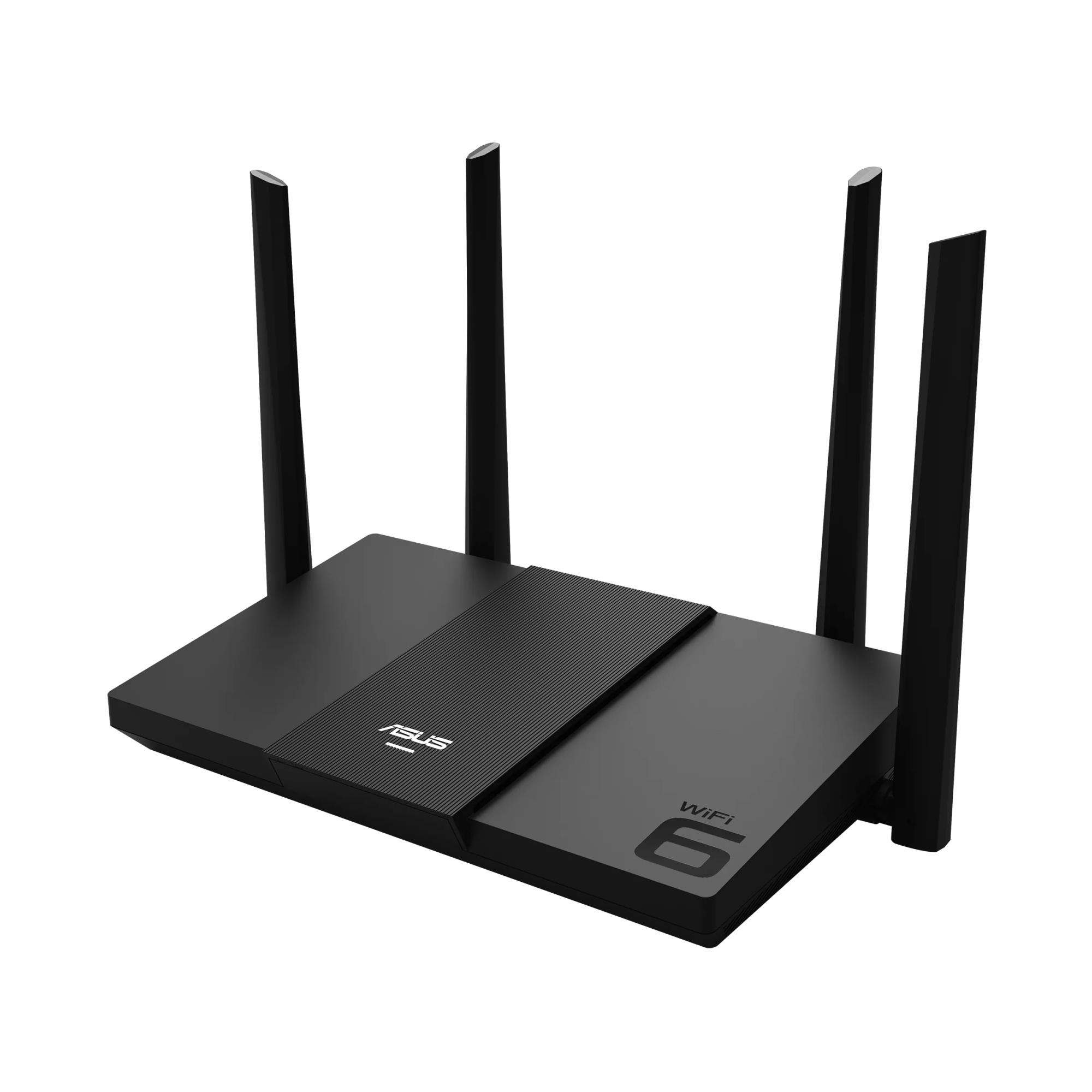 Wireless Router ASUS RT-AX3000E Wi-Fi 6  802 11ax  Data speed 3000 Mbit s Ethernet WAN Yes WAN connection type RJ-45 Ethernet LAN Yes 3xLAN ports RT-AX3000E
