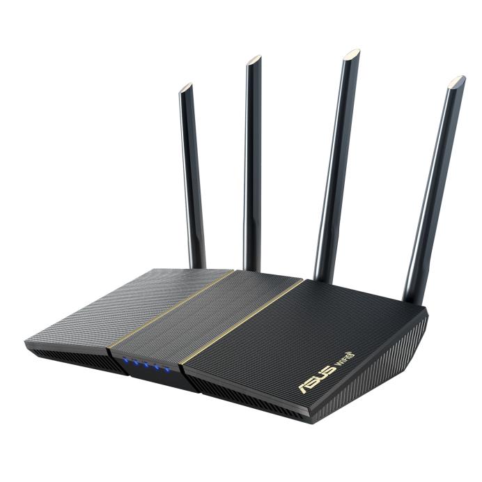 Wireless Router ASUS Wireless Router Mesh Wi-Fi 5 Wi-Fi 6 IEEE 802 11a b g IEEE 802 11n 1 WAN 4x10 100 1000M Number of antennas 4 RT-AX57