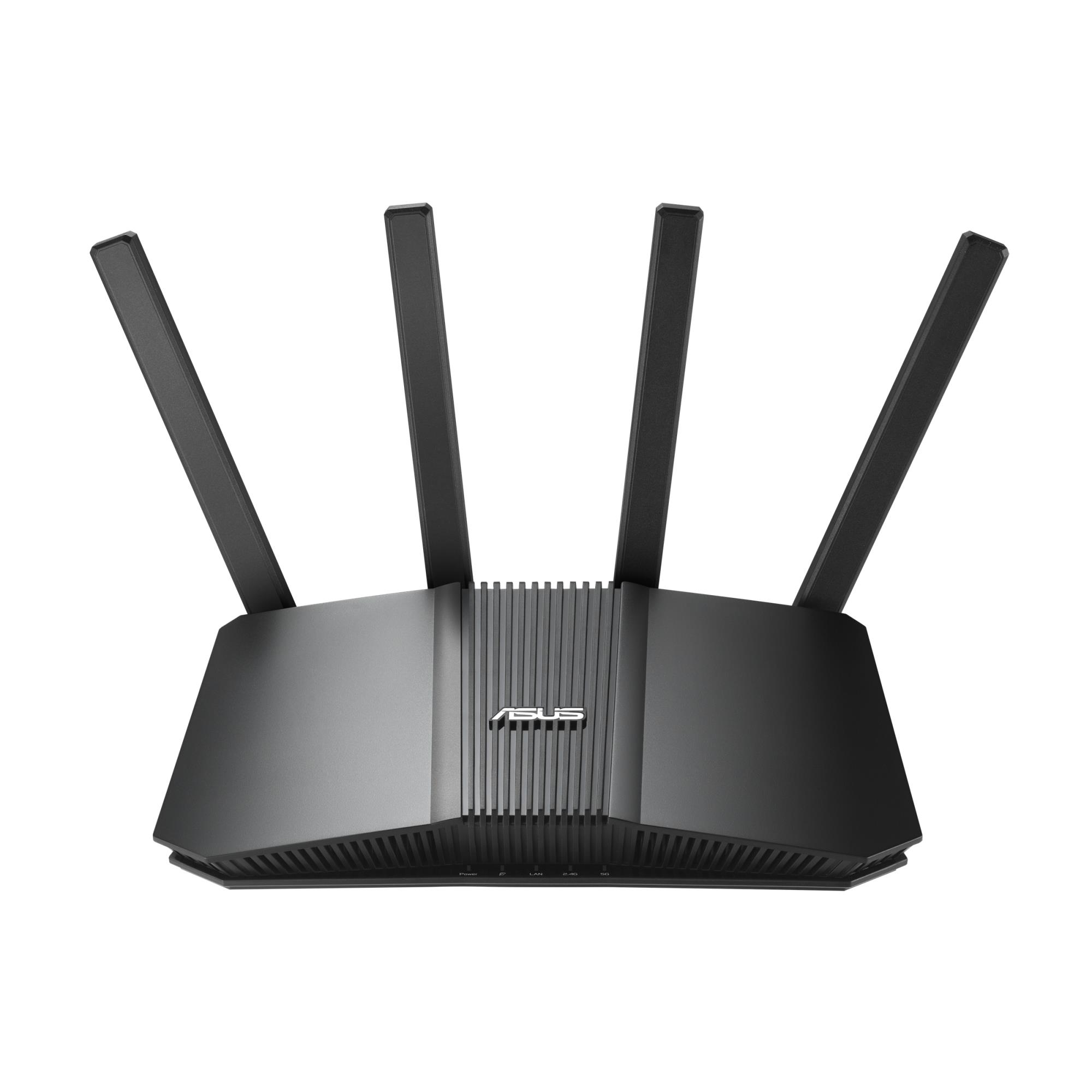 Wireless Router ASUS Wi-Fi 7  802 11be  Data speed 3600 Mbit s Ethernet WAN Yes WAN connection type RJ-45 Ethernet LAN Yes 5xLAN ports RT-BE55