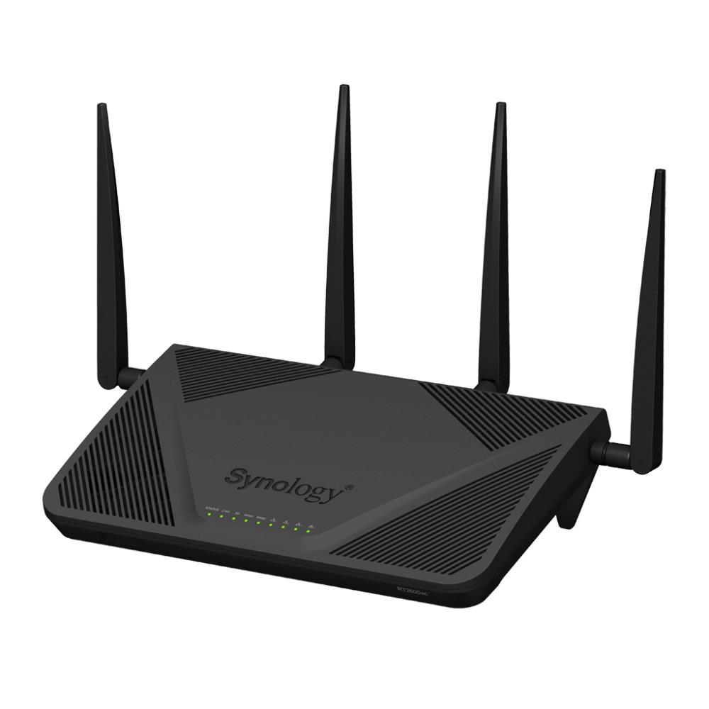 Wireless Router SYNOLOGY Wireless Router 2533 Mbps IEEE 802.11a b g IEEE 802.11n IEEE 802.11ac USB 2.0 USB 3.0 1 WAN 4x10 100 1000M RT2600AC