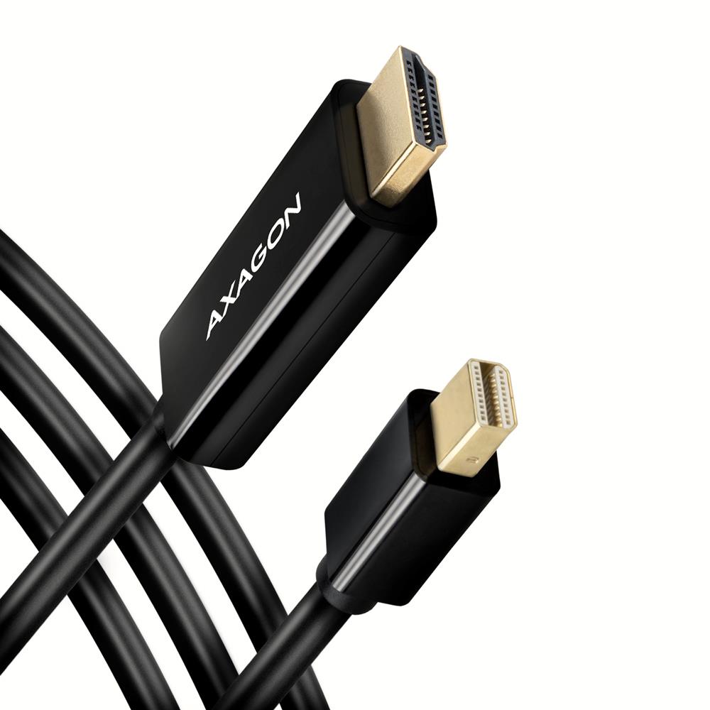 CABLE MINI DP TO HDMI 1 8M RVDM-HI14C2 AXAGON
