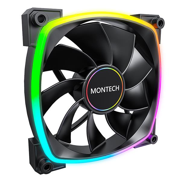 CASE FAN 140MM RX140 PWM BLACK MONTECH