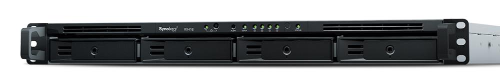 NAS EXPAN RACKST 4BAY 1U NO HDD RX418 SYNOLOGY