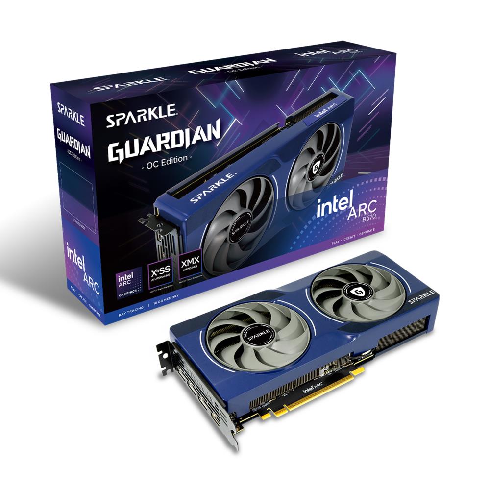 Graphics Card SPARKLE Intel Arc B570 10 GB GDDR6 160 bit PCIE 4 0 8x Active SB570G-10GOC