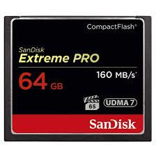 MEMORY COMPACT FLASH 64GB SDCFXPS-064G-X46 SANDISK