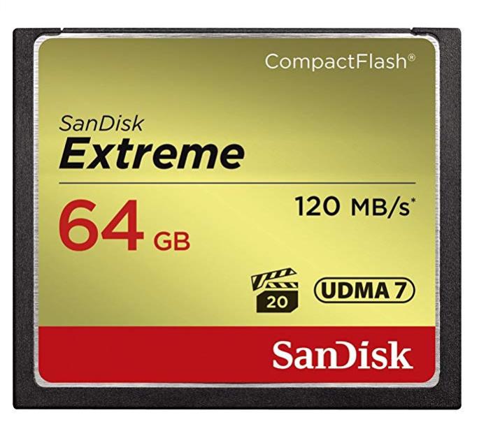 MEMORY COMPACT FLASH 64GB SDCFXSB-064G-G46 SANDISK