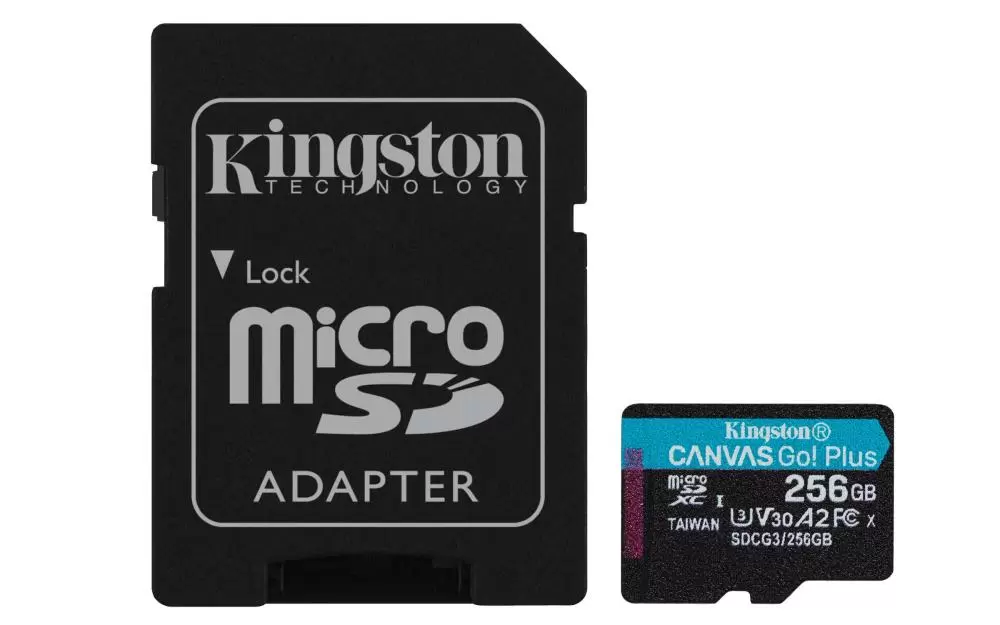 MEMORY MICRO SDXC 256GB UHS-I W ADAPTER SDCG3 256GB KINGSTON