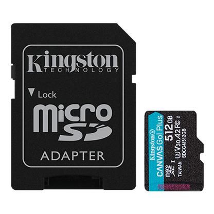 MEMORY MICRO SDXC 512GB UHS-I W A SDCG4 512GB KINGSTON