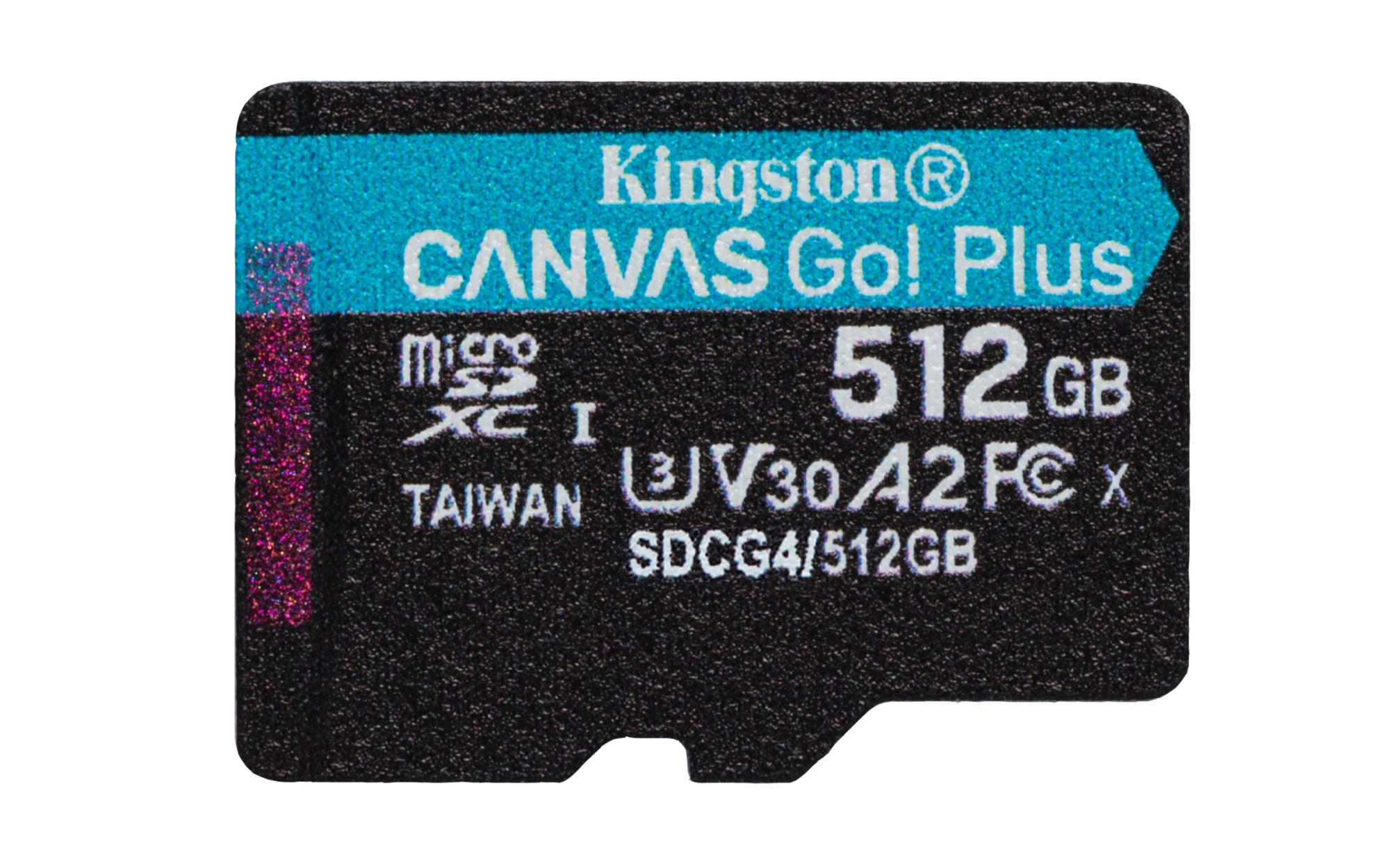 KINGSTON 512GB microSDXC Canvas w o ADP