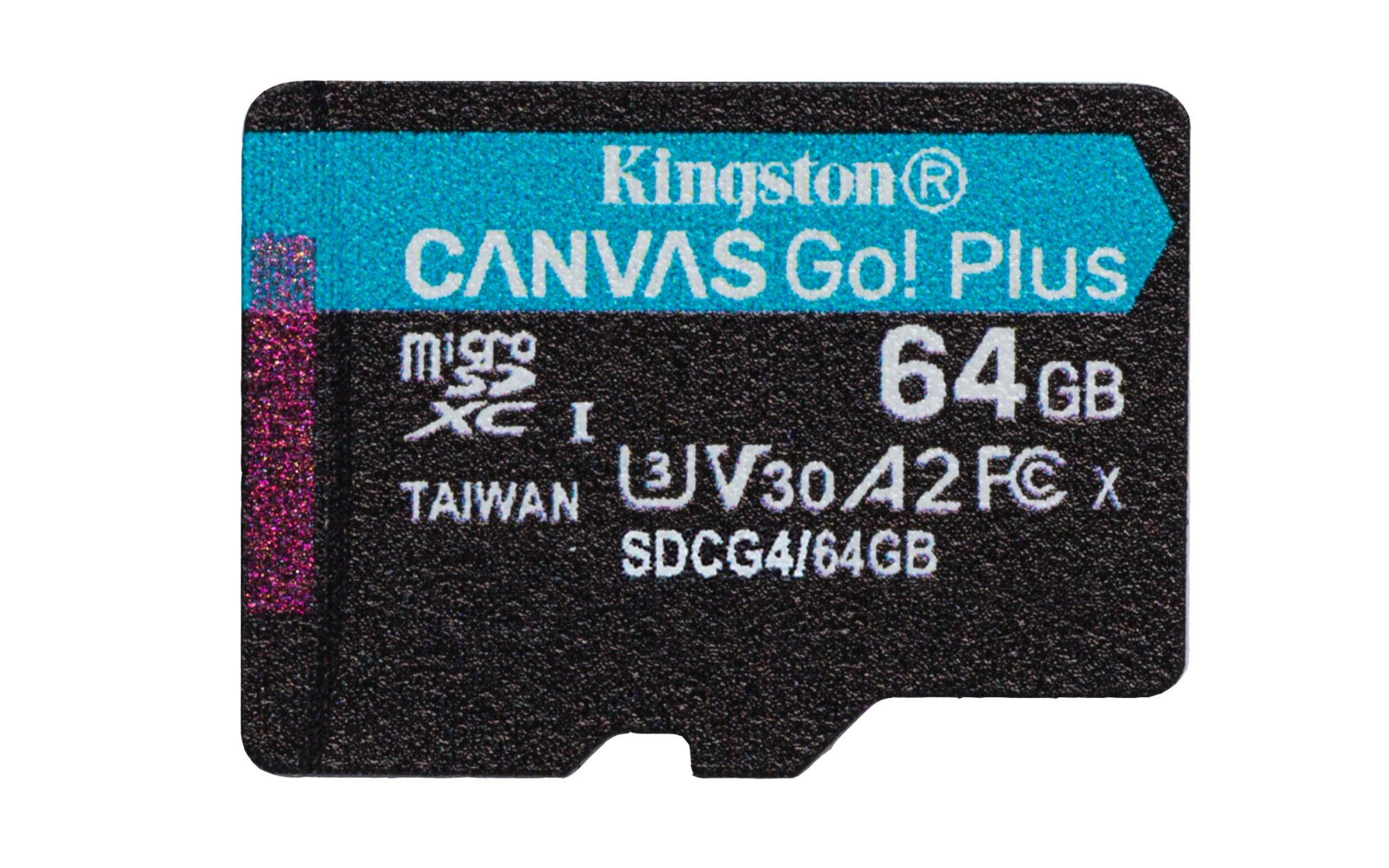 KINGSTON 64GB microSDXC Canvas w o ADP