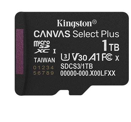KINGSTON 1TB micSDXC Canvas Select Plus