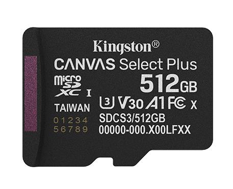 KINGSTON 512GB micSDXC Canvas Select