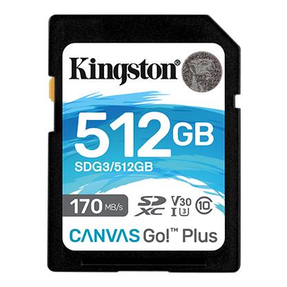 MEMORY SDXC 512GB UHS-I SDG3 512GB KINGSTON