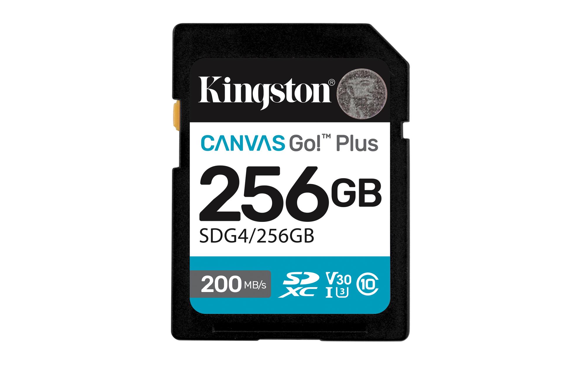 MEMORY SDXC 256GB UHS-I SDG4 256GB KINGSTON