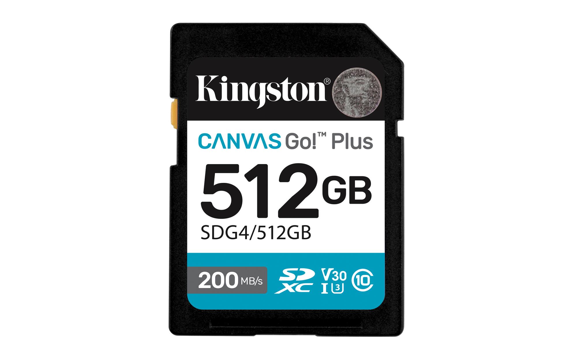 MEMORY SDXC 512GB UHS-I SDG4 512GB KINGSTON