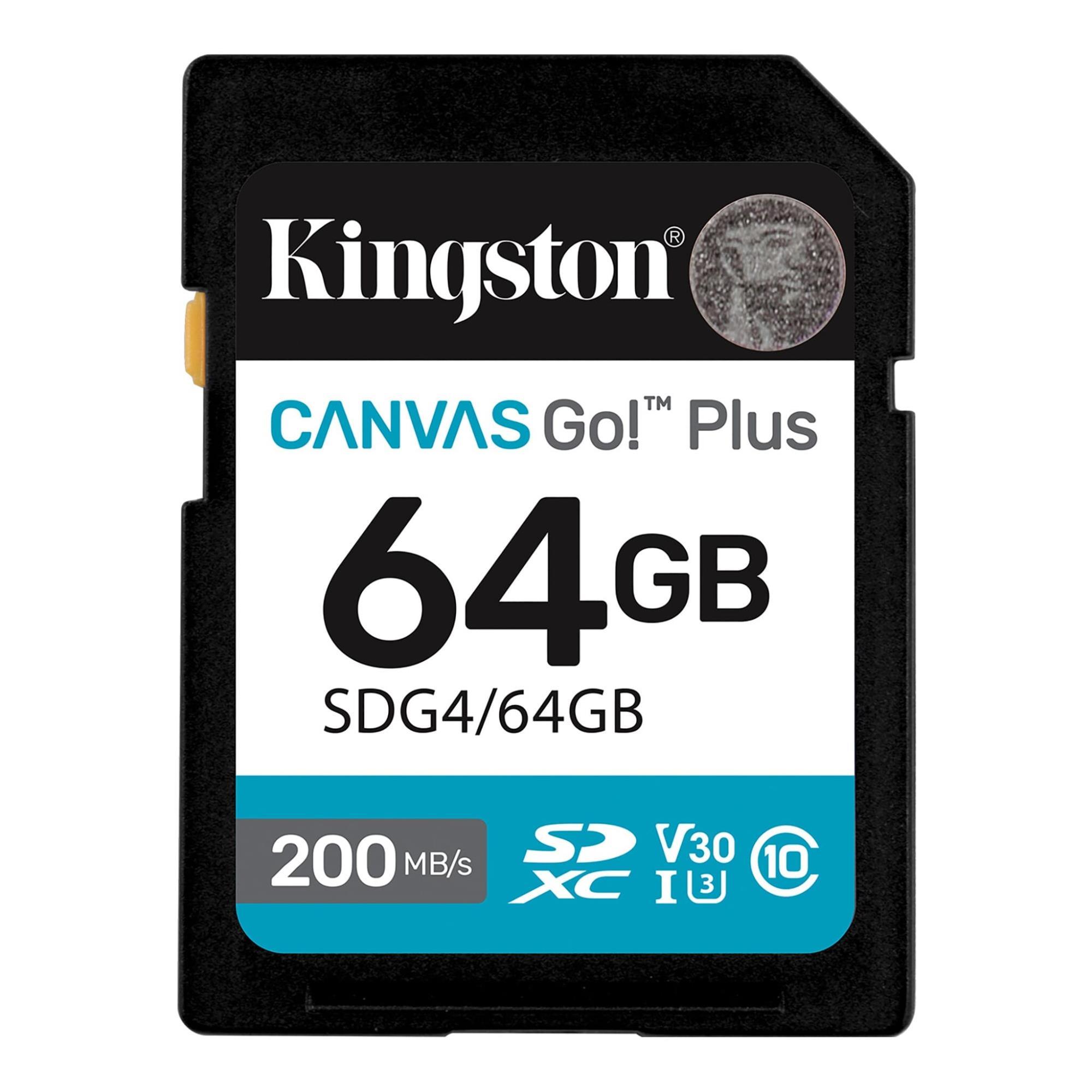 KINGSTON 64GB SDXC Canvas Go Plus Gen4