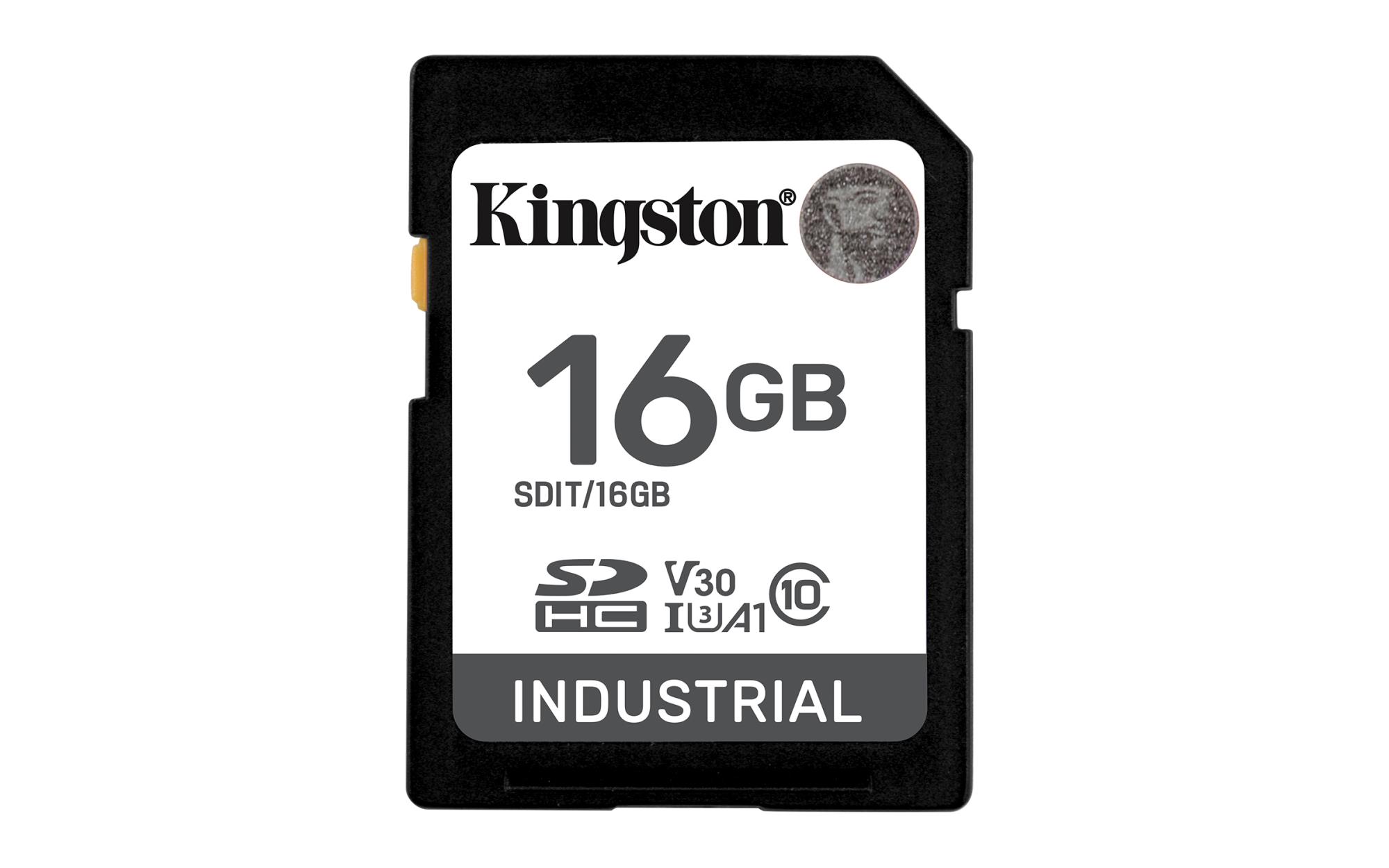 KINGSTON 16GB SDHC Industrial C10 UHS-I