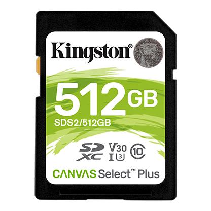 MEMORY SDXC 512GB C10 SDS2 512GB KINGSTON