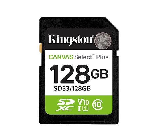 KINGSTON 128GB SDXC Canvas Select Plus