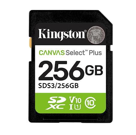 KINGSTON 256GB SDXC Canvas Select Plus