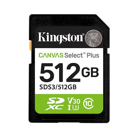 MEMORY SDXC 512GB UHS-I SDS3 512GB KINGSTON