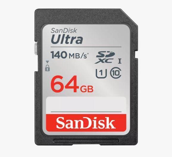 MEMORY SDXC 64GB UHS-I SDSDUNB-064G-GN6IN SANDISK