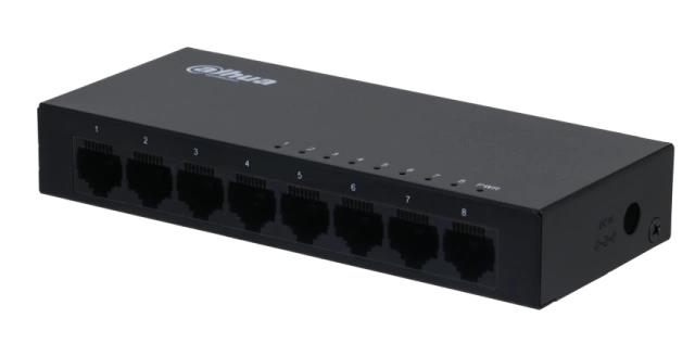 Switch DAHUA SG1008-EUR Switch type Unmanaged Switch layer L2 8xRJ-45 ports RJ-45 Ports Type Gigabit Ethernet  10 100 1000  SG1008-EUR
