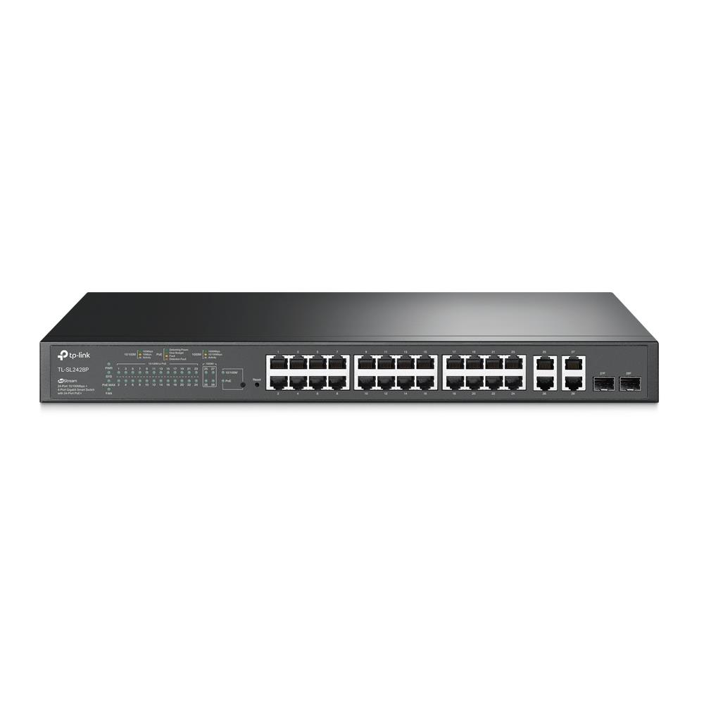 Switch TP-LINK SL2428P Rack PoE  ports 24 250 Watts SL2428P