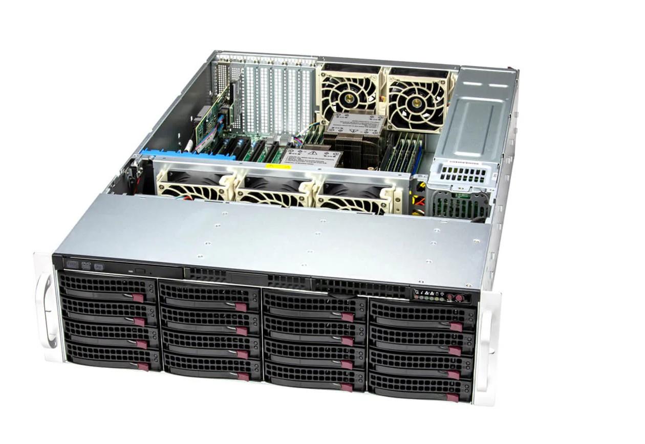 SERVER 3U 1X4510S 2X32GB 10X16 SSG-631E-E1CR16H SUPERMICRO
