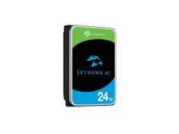 HDD SEAGATE SkyHawk AI 24TB SATA 3 0 256 MB 7200 rpm Discs Heads 10 20 3 5   ST24000VE002