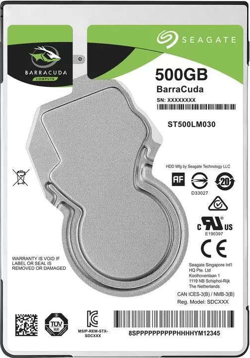 HDD SEAGATE Barracuda 500GB SATA 3.0 128 MB 5400 rpm 2,5 