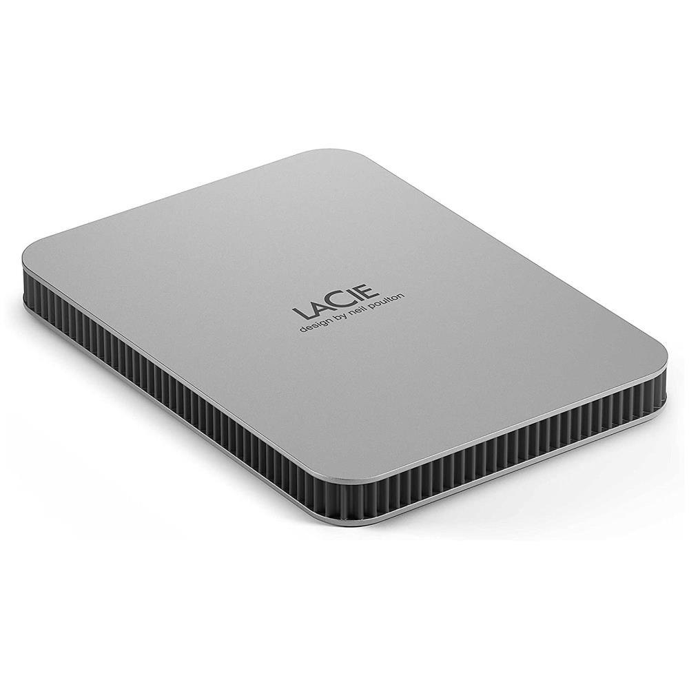 External HDD LACIE Mobile Drive 2TB USB-C Colour Silver STLP2000400