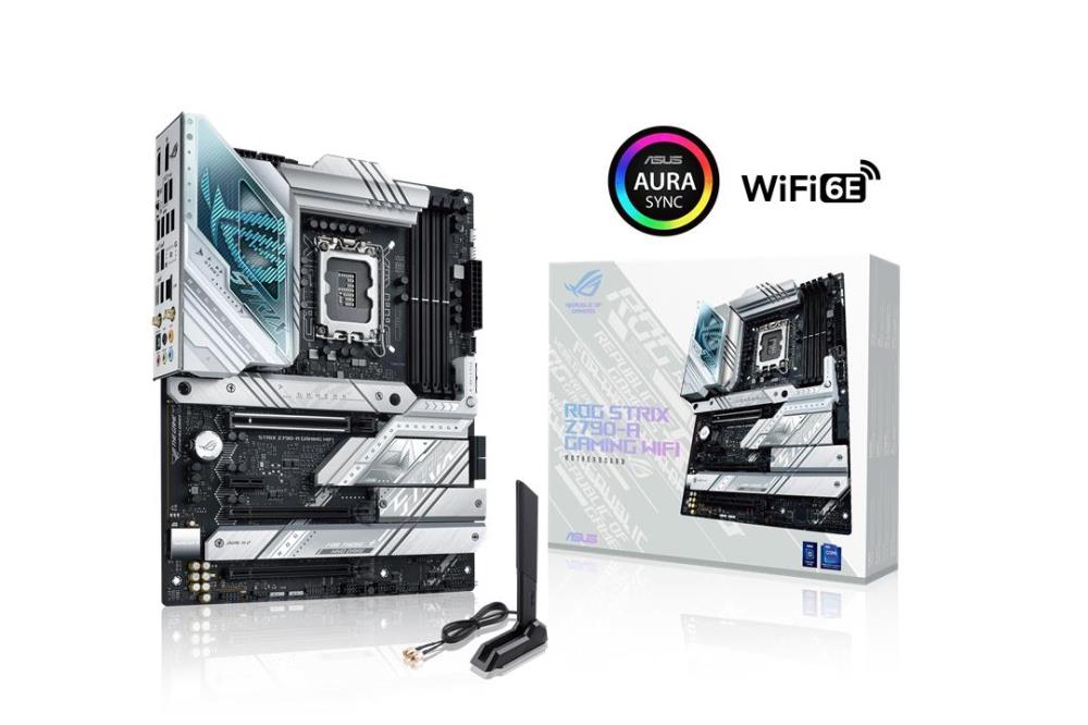 Mainboard ASUS Intel Z790 LGA1700 ATX Memory DDR5 Memory slots 4 1xPCI-Express 3.0 1x 2xPCI-Express 4.0 16x 1xPCI-Express 5.0 16x 4xM.2 1xHDMI 1xDisplayPort 2xUSB 2.0 6xUSB 3.2 2xUSB-C 1xOptical S PDIF 1xRJ45 5xAudio port STRIXZ790-AGAMINGWIFI