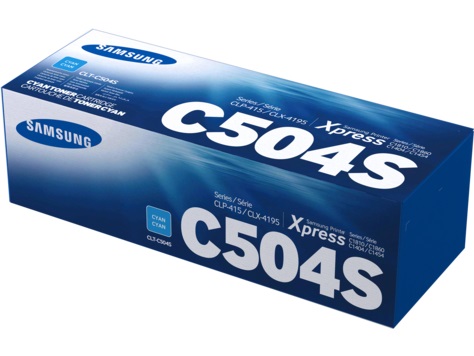 SAMSUNG CLT-C504S Cyan Toner Cartridg