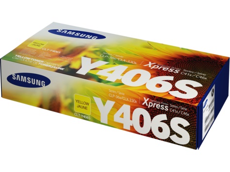 SAMSUNG CLT-Y406S Yellow Toner Cartri