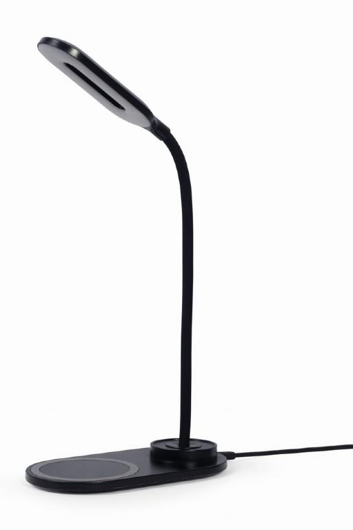 MOBILE CHARGER WRL DESK LAMP BLACK TA-WPC10-LED-01 GEMBIRD