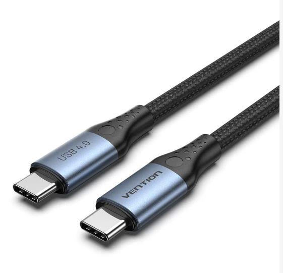 CABLE USB-C BRAIDED 1M GRAY TAVHF VENTION