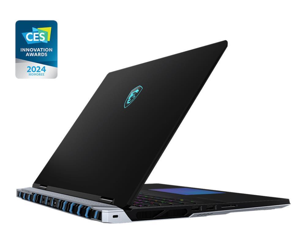 Notebook MSI Titan 18HX A14VHG CPU  Core i9 i9-14900HX 2200 MHz 18   3840x2400 RAM 64GB DDR5 5600 MHz SSD 2TB 2TB NVIDIA GeForce RTX 4080 12GB ENG Card Reader SD Windows 11 Pro Black 3 6 kg TITAN18HXA14VHG-045NL