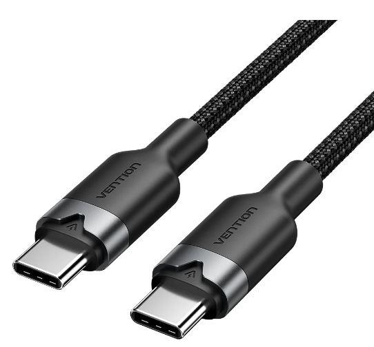 CABLE USB-C TO USB-C 2M BLACK TRDBH VENTION
