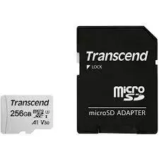 MEMORY MICRO SDXC 256GB W ADAP C10 TS256GUSD300S-A TRANSCEND