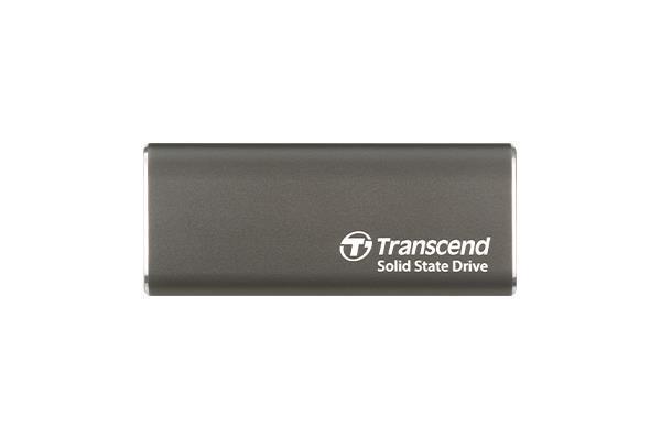 External SSD TRANSCEND ESD265C 500GB USB-C 3D NAND Write speed 950 MBytes sec Read speed 1050 MBytes sec TS500GESD265C