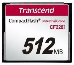 MEMORY COMPACT FLASH 512MB SLC TS512MCF220I TRANSCEND