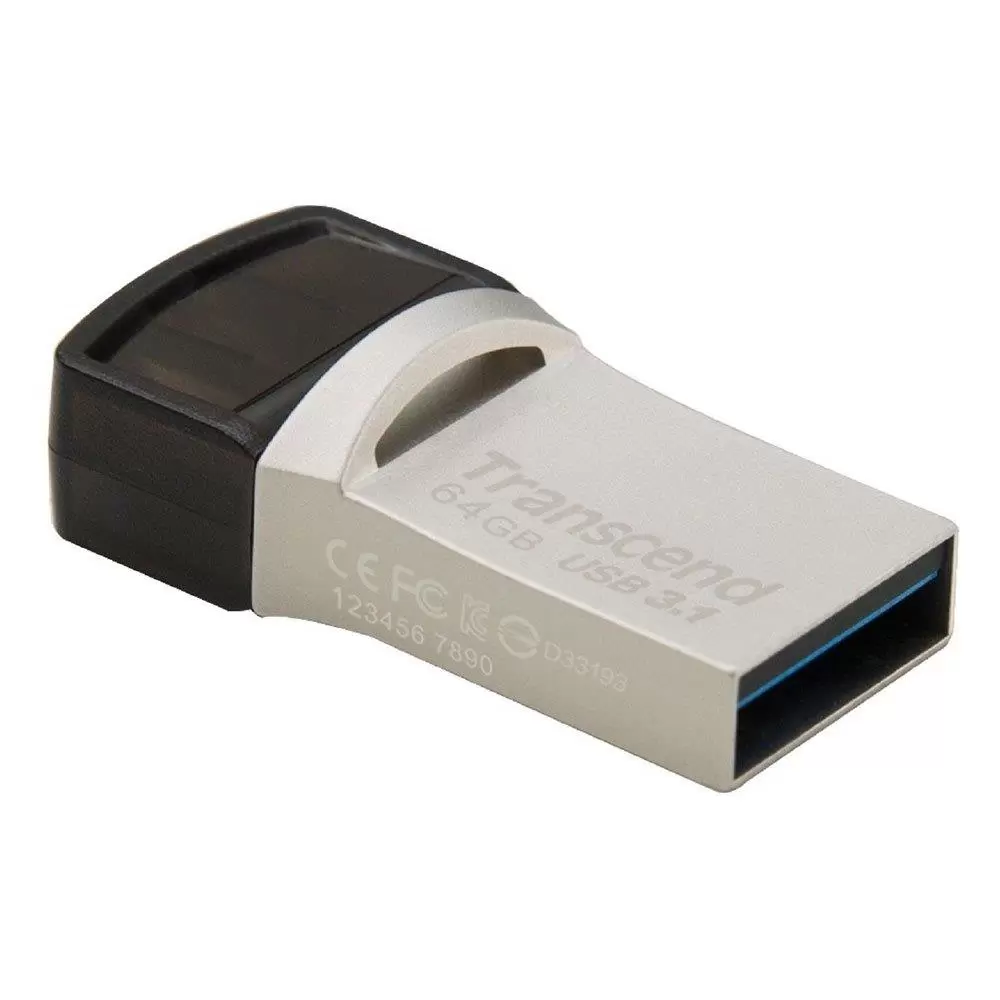 MEMORY DRIVE FLASH USB3 64GB 890 TS64GJF890S TRANSCEND