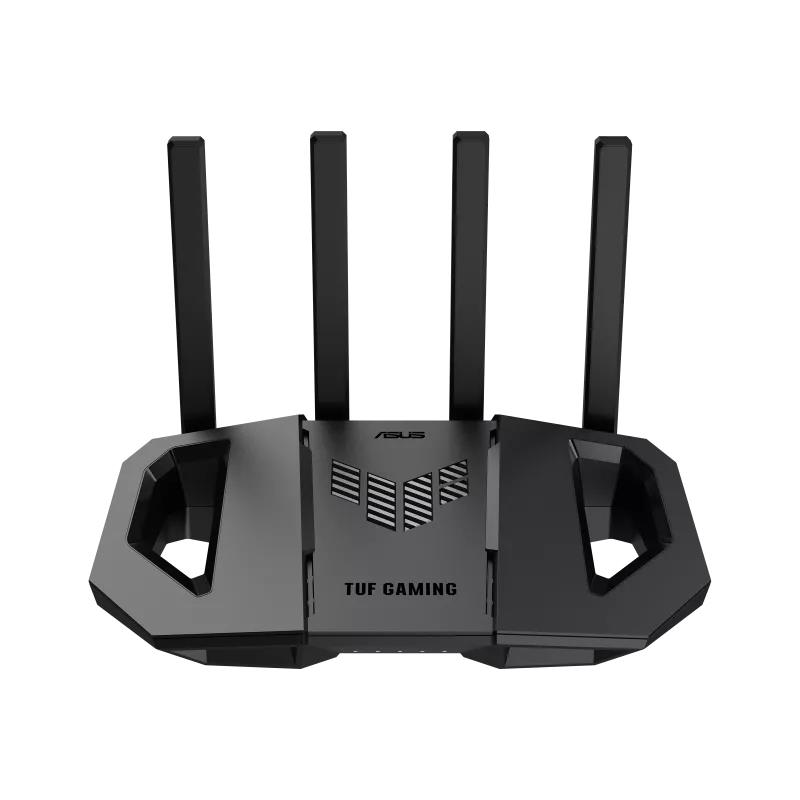 Wireless Router ASUS Wi-Fi 7  802 11be  Data speed 2882 Mbit s Ethernet WAN Yes WAN connection type RJ-45 Ethernet LAN Yes 5xLAN ports USB port Yes TUFGAMINGBE3600