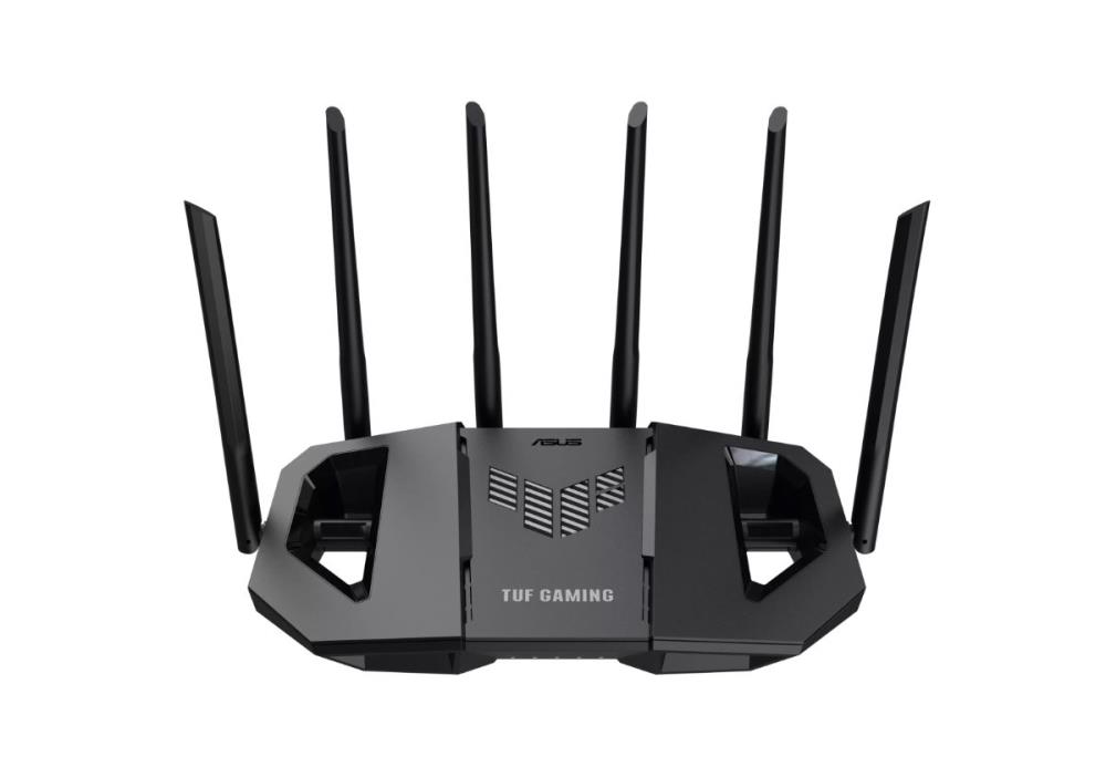 Wireless Router ASUS Router 6500 Mbps Mesh Wi-Fi 6 Wi-Fi 7 IEEE 802 11a IEEE 802 11b IEEE 802 11g IEEE 802 11ac IEEE 802 11ax USB 3 2 3x2 5GbE 1x2 5GbE Number of antennas 6 TUFGAMINGBE6500